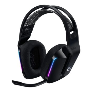 Logitech Audífonos Gamer G733 Lightspeed BLACK Wireless
