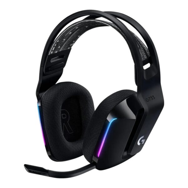 Logitech Audífonos Gamer G733 Lightspeed BLACK Wireless