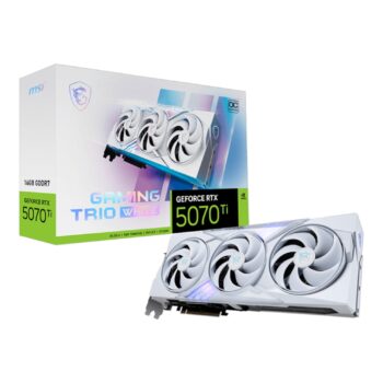 MSI Tarjeta de Video GPU NVIDIA GeForce RTX 5070 Ti Gaming Trio WHITE OC Edition 16G