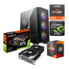 PC GAMER AMD RYZEN 5 5500 NVIDIA GEFORCE RTX 3050 16GB RAM DDR4 3200 500GB M2 SSD 550W W10PRO