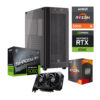 PC GAMER AMD RYZEN 5 5500 NVIDIA GEFORCE RTX 5060 16GB RAM DDR4 3200 500GB M2 SSD 550W W10PRO