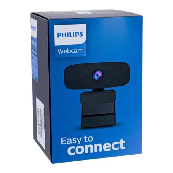 PHILIPS Webcam FULL HD 1080p Easy Connect Micrófono integrado Cable USB - Imagen 5