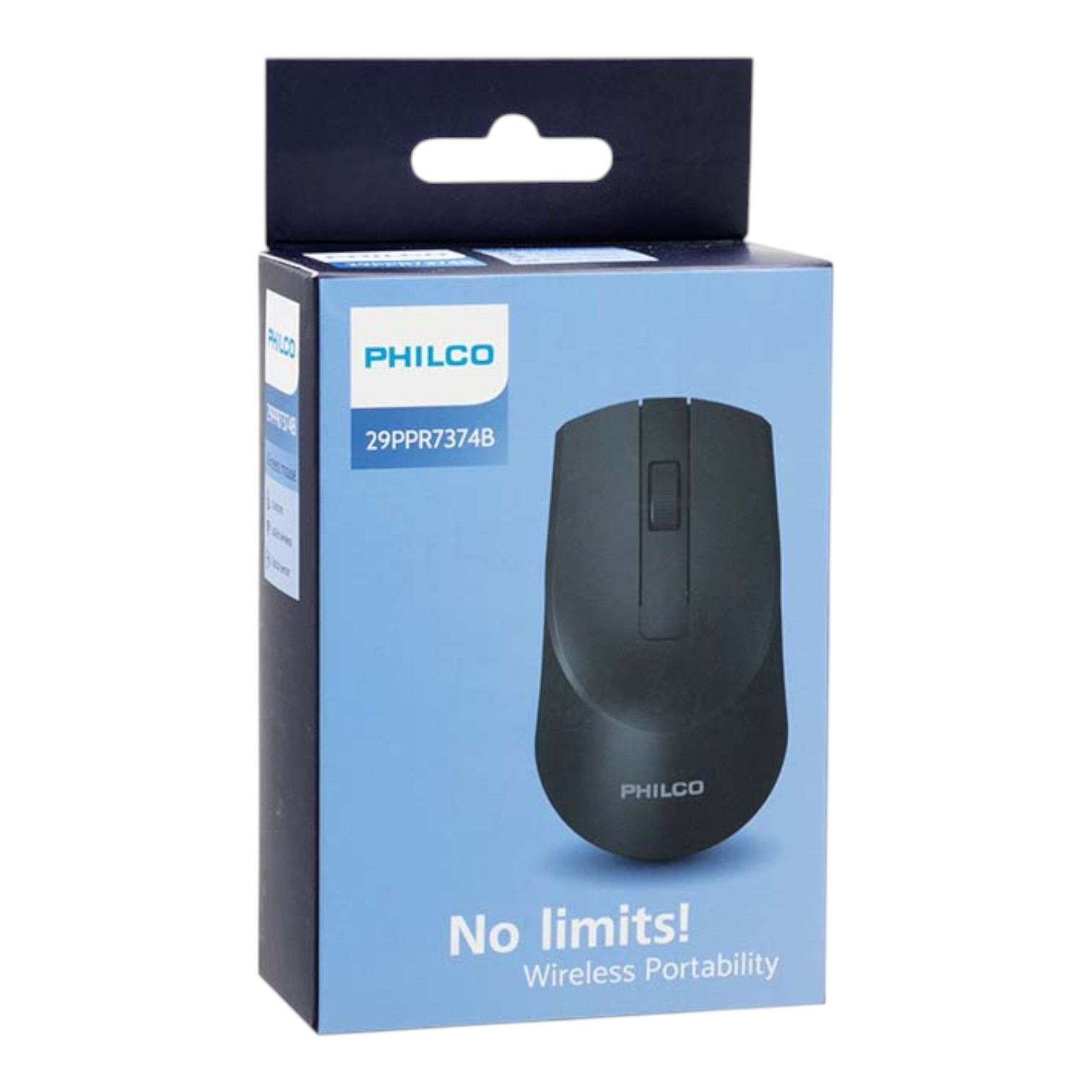 Mouse Philco Mouse Inalámbrico 3 botones óptico 2.4GHZ Wireless 374B BLACK AMBIDIESTRO ETCHILE Philco Mouse Inalámbrico 3 botones óptico 2.4GHZ Wireless 374B BLACK AMBIDIESTRO - Imagen 4
