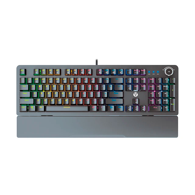 OFERTAS GAMER Fantech Teclado Mecánico MAXPOWER MK853 BLACK EDITION Español Switch Red Linear Hot Swap ETCHILE Fantech Teclado Mecánico MAXPOWER MK853 BLACK EDITION Español Switch Red Linear Hot Swap - Imagen 2