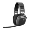 Corsair Audífonos Gamer HS80 MAX Wireless Bluetooth PREMIUM RGB Gaming Headset Steel Gray Black
