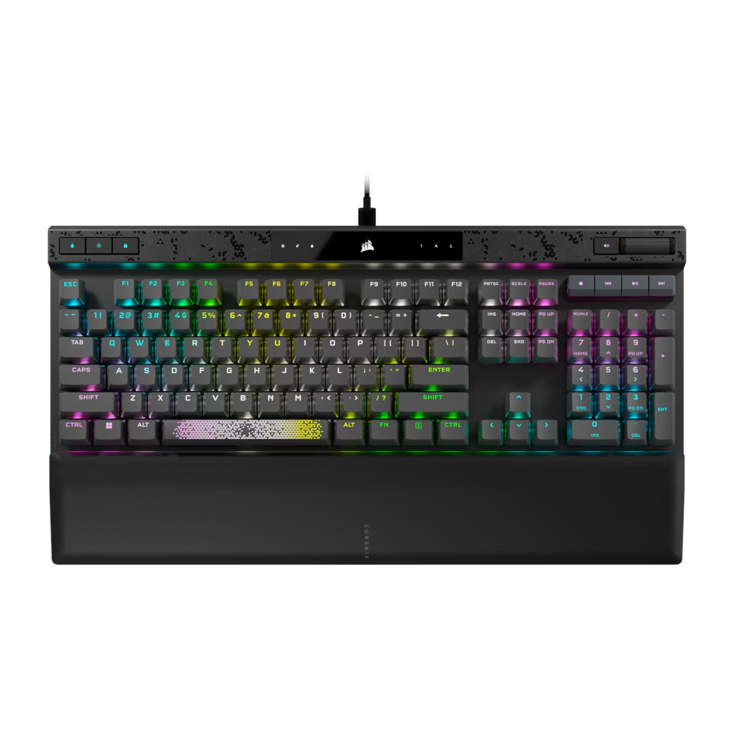 OFERTAS GAMER Corsair Teclado Magnético-Mecánico K70 MAX RGB – Switchs CORSAIR MGX ajustables – Gris Acero (ENG) ETCHILE Corsair Teclado Magnético-Mecánico K70 MAX RGB - Switchs CORSAIR MGX ajustables - Gris Acero (ENG)