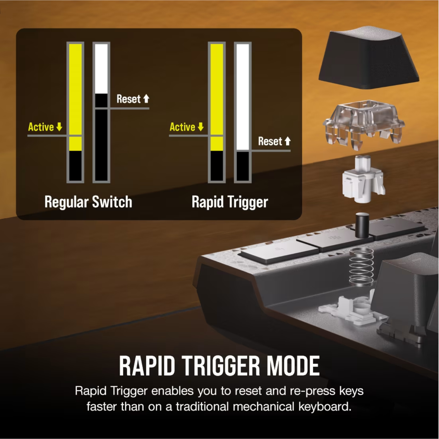 OFERTAS GAMER Corsair Teclado Magnético-Mecánico K70 MAX RGB – Switchs CORSAIR MGX ajustables – Gris Acero (ENG) ETCHILE Corsair Teclado Magnético-Mecánico K70 MAX RGB - Switchs CORSAIR MGX ajustables - Gris Acero (ENG) - Imagen 14