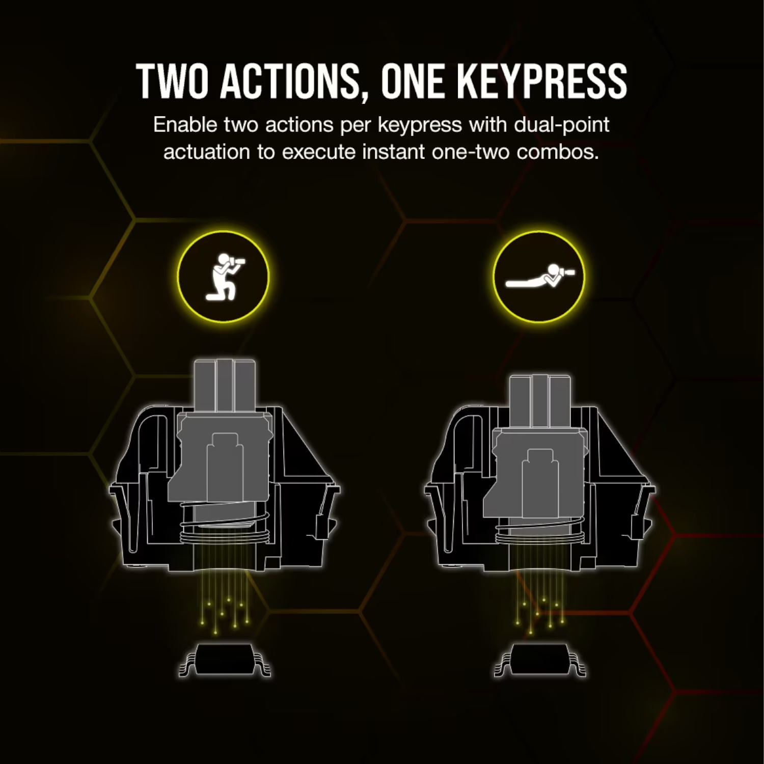 OFERTAS GAMER Corsair Teclado Magnético-Mecánico K70 MAX RGB – Switchs CORSAIR MGX ajustables – Gris Acero (ENG) ETCHILE Corsair Teclado Magnético-Mecánico K70 MAX RGB - Switchs CORSAIR MGX ajustables - Gris Acero (ENG) - Imagen 13