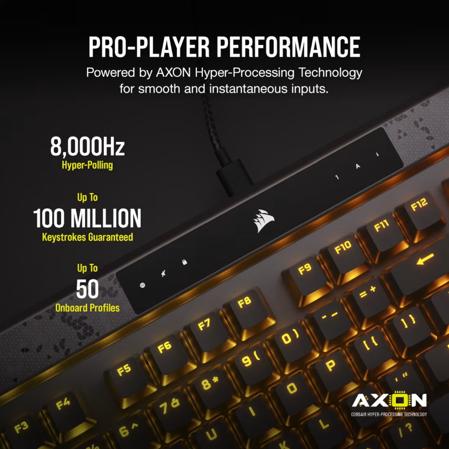 OFERTAS GAMER Corsair Teclado Magnético-Mecánico K70 MAX RGB – Switchs CORSAIR MGX ajustables – Gris Acero (ENG) ETCHILE Corsair Teclado Magnético-Mecánico K70 MAX RGB - Switchs CORSAIR MGX ajustables - Gris Acero (ENG) - Imagen 12