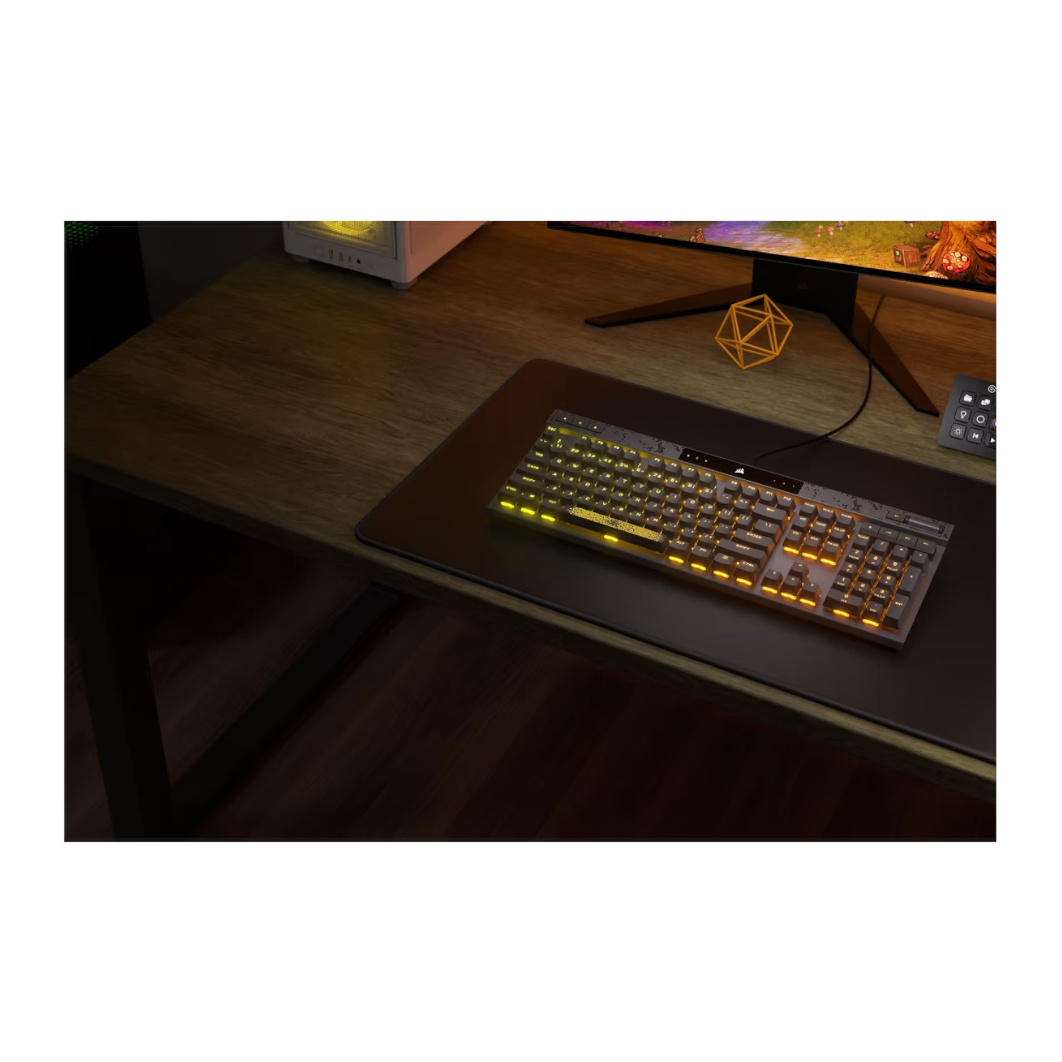OFERTAS GAMER Corsair Teclado Magnético-Mecánico K70 MAX RGB – Switchs CORSAIR MGX ajustables – Gris Acero (ENG) ETCHILE Corsair Teclado Magnético-Mecánico K70 MAX RGB - Switchs CORSAIR MGX ajustables - Gris Acero (ENG) - Imagen 3