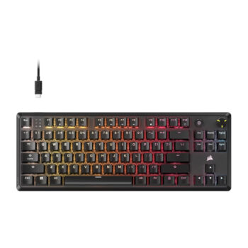 Corsair Teclado Mecánico Gamer K70 CORE TKL RGB Switch MLX RED (ENG)