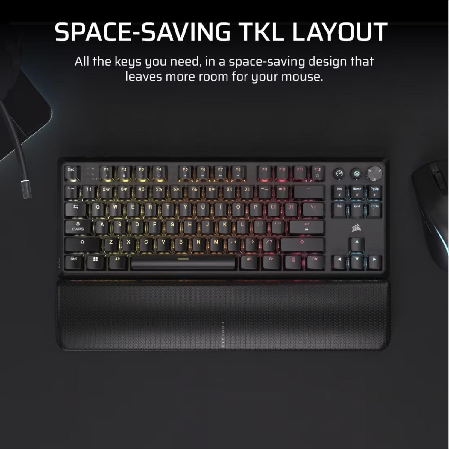 OFERTAS GAMER Corsair Teclado Mecánico K70 CORE TKL WIRELESS RGB Switch MLX RED (ENG) ETCHILE Corsair Teclado Mecánico K70 CORE TKL WIRELESS RGB Switch MLX RED (ENG) - Imagen 15