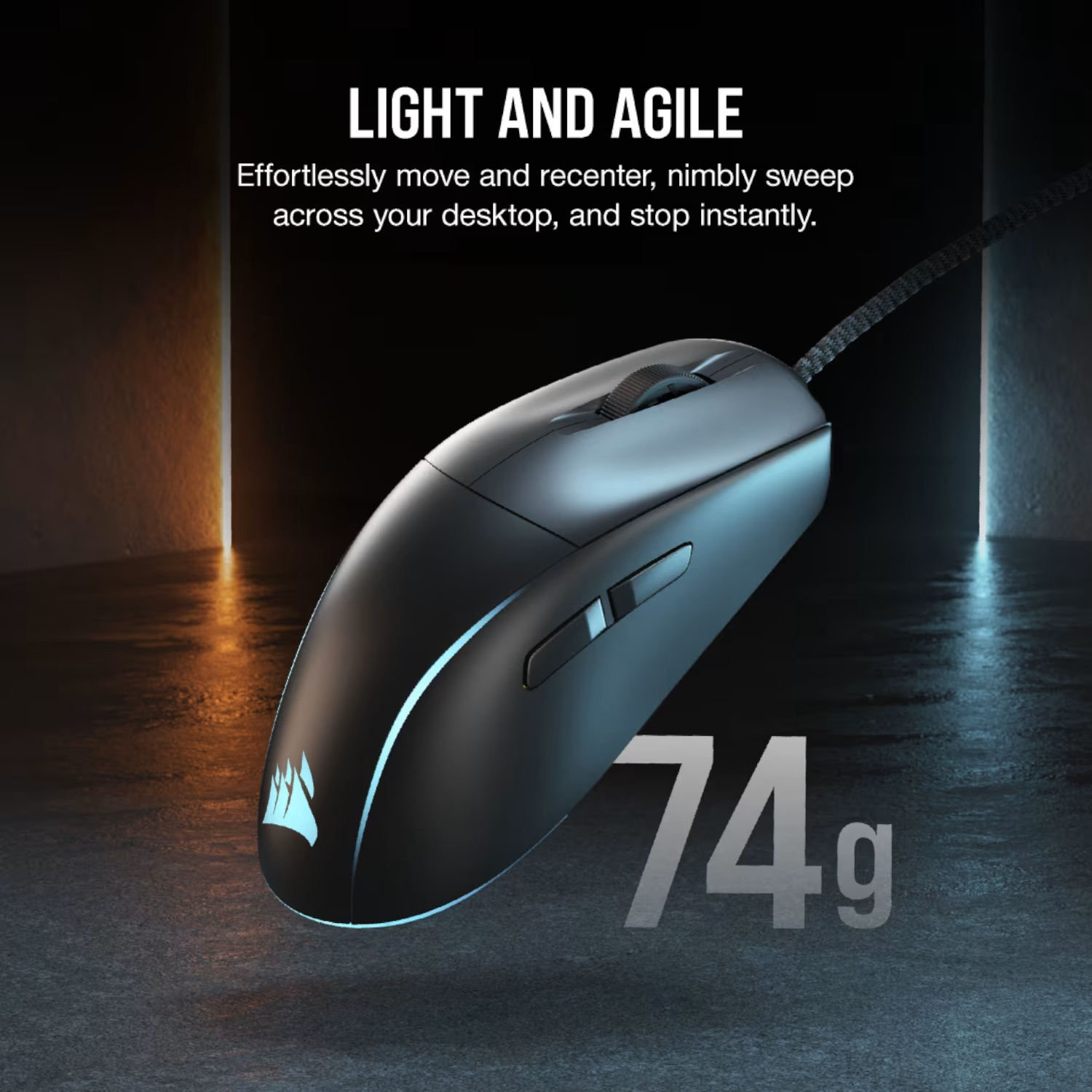 Mouse Corsair Mouse Gamer M75 Lightweight RGB Gaming Mouse 74g FPS Play 26000 DPI 8K ETCHILE Corsair Mouse Gamer M75 Lightweight RGB Gaming Mouse 74g FPS Play 26000 DPI 8K - Imagen 8