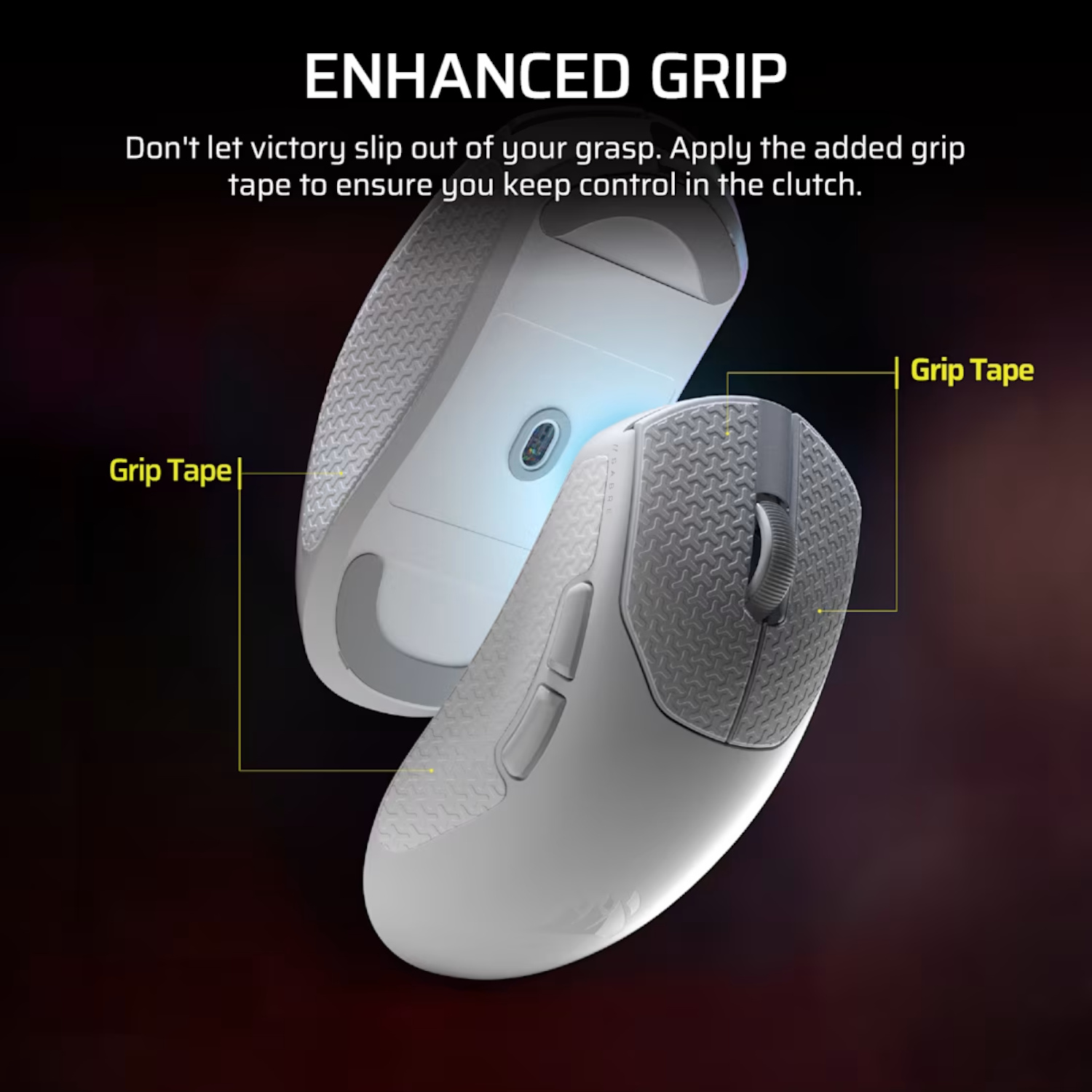 Mouse Corsair Mouse Gamer SABRE v2 PRO ULTRALIGHT WIRELESS WHITE ETCHILE Corsair Mouse Gamer SABRE v2 PRO ULTRALIGHT WIRELESS WHITE - Imagen 6