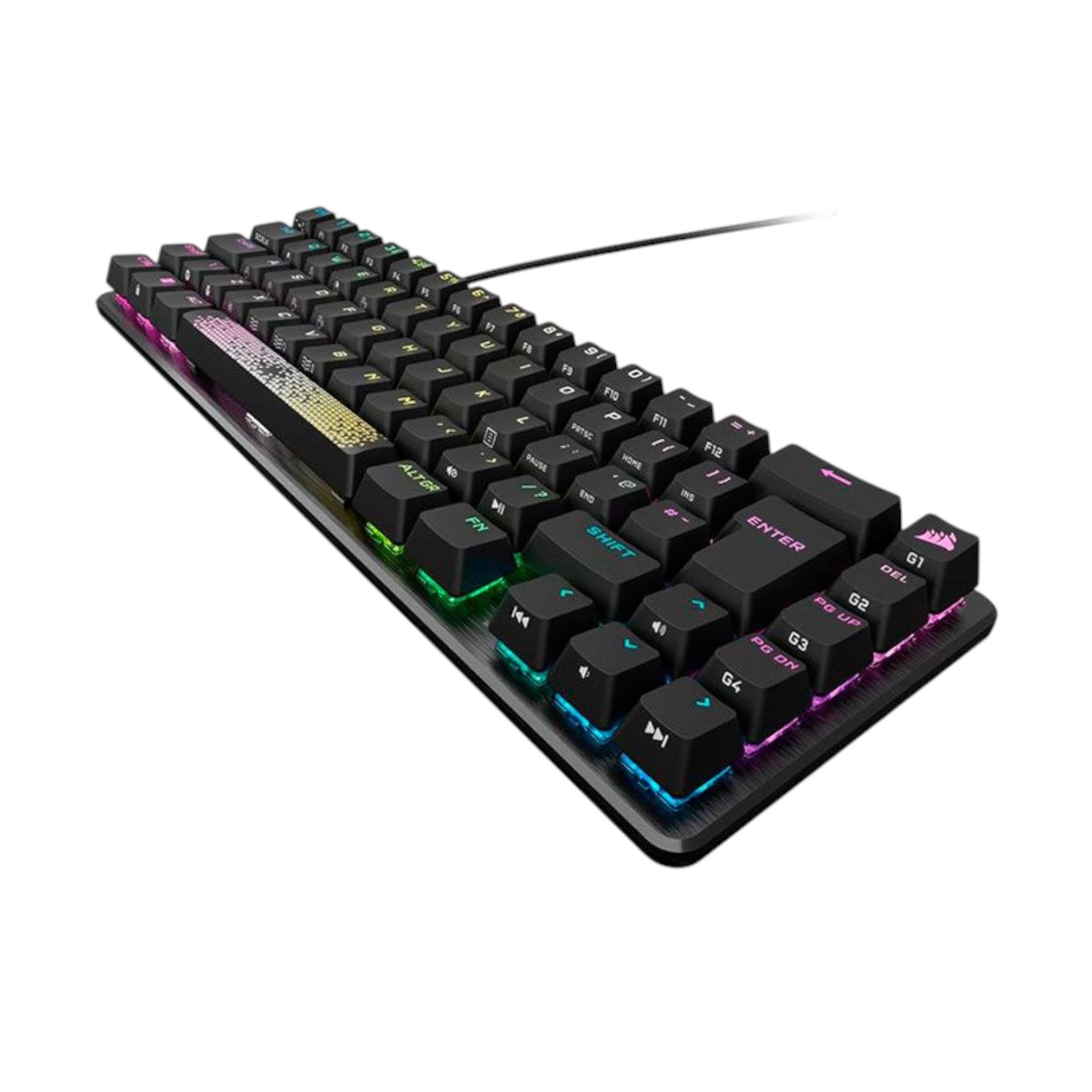 OFERTAS GAMER Corsair Teclado Óptico-Mecánico Gamer K65 PRO MINI RGB 65% Switch Ópticos OPX Black (ENG) ETCHILE Corsair Teclado Óptico-Mecánico Gamer K65 PRO MINI RGB 65% Switch Ópticos OPX Black (ENG) - Imagen 4