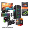PC GAMER AMD RYZEN 5 5500 GEFORCE RTX 3050 16GB RAM DDR4 480GB M2 MSI 27 Y REDRAGON KIT PERIFERICOS