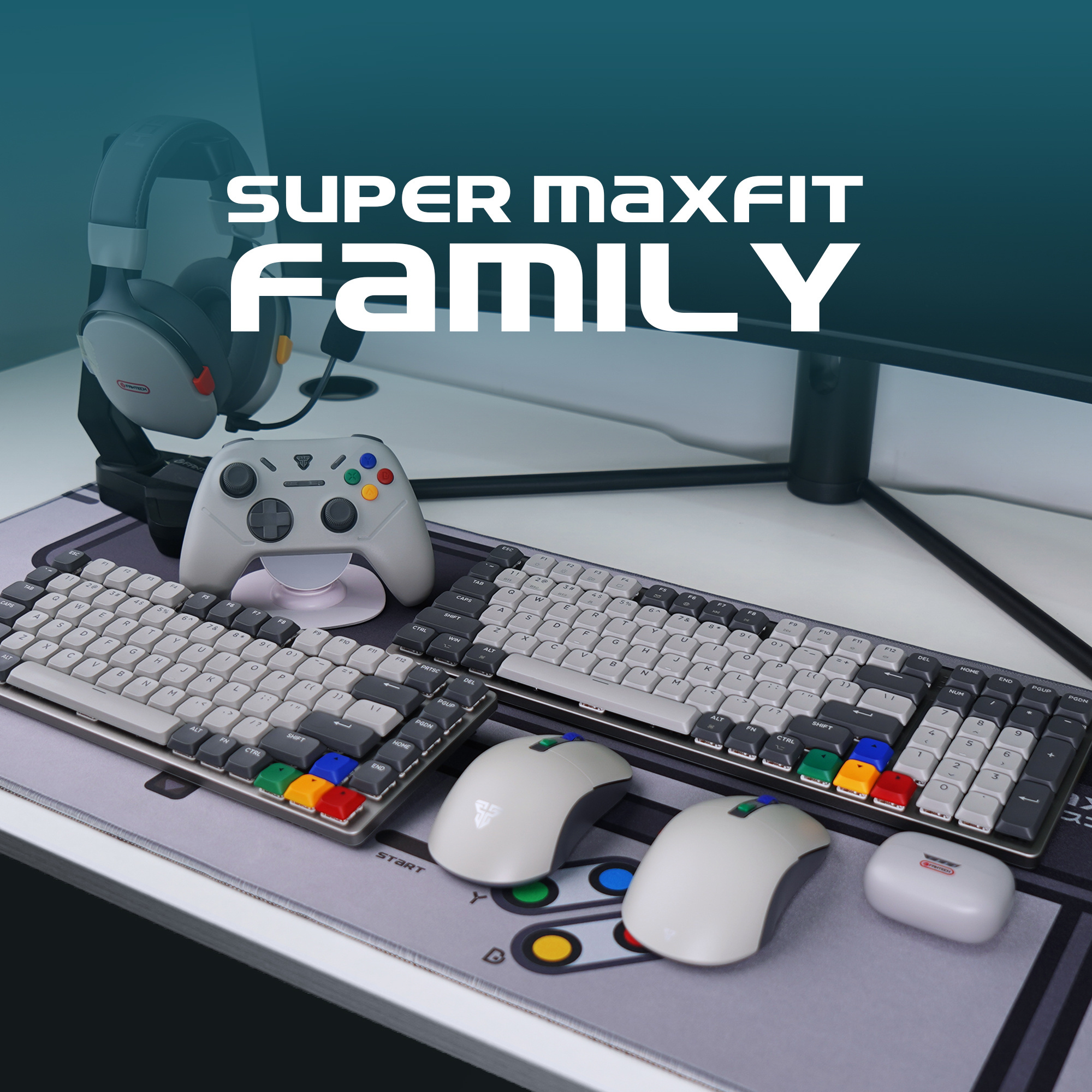 Audífonos Fantech Audífonos Gamer WHG06 Inalámbricos Carbon PRO SNES Edition Supermaxfit Grey ETCHILE Fantech Audífonos Gamer WHG06 Inalámbricos Carbon PRO SNES Edition Supermaxfit Grey - Imagen 12