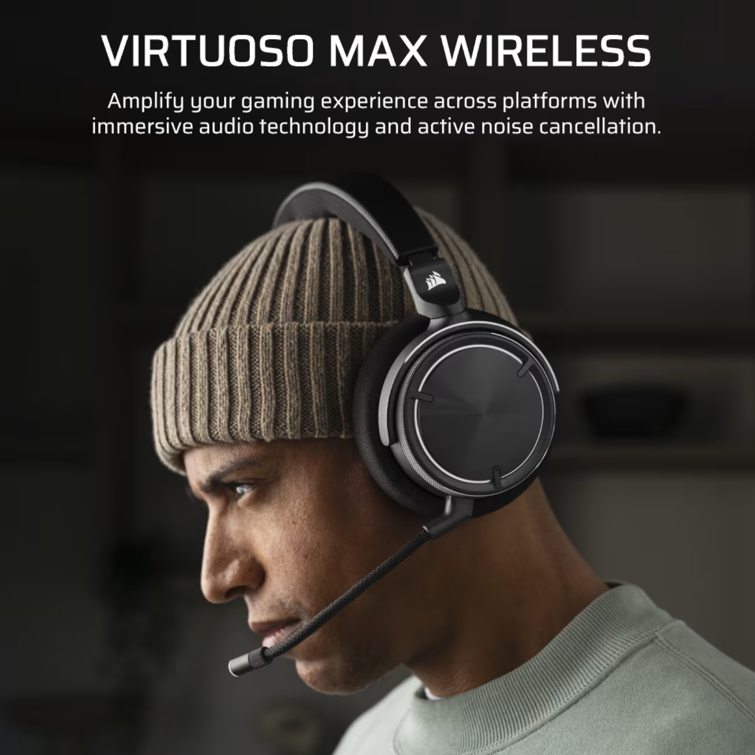 Audífonos Corsair Audífonos Gamer VIRTUOSO MAX Dolby Atmos/SoundID/BT WIRELESS HIGH FIDELITY Carbon ETCHILE Corsair Audífonos Gamer VIRTUOSO MAX Dolby Atmos/SoundID/BT WIRELESS HIGH FIDELITY Carbon - Imagen 4
