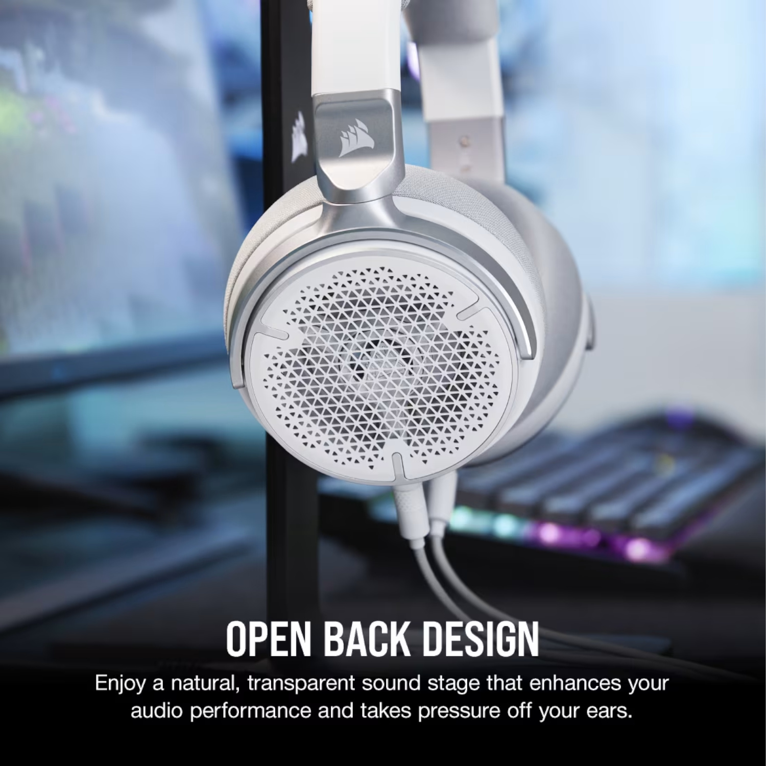 Audífonos Corsair Audífonos Gamer VIRTUOSO PRO Open Back Streaming/Gaming Headset White ETCHILE Corsair Audífonos Gamer VIRTUOSO PRO Open Back Streaming/Gaming Headset White - Imagen 12