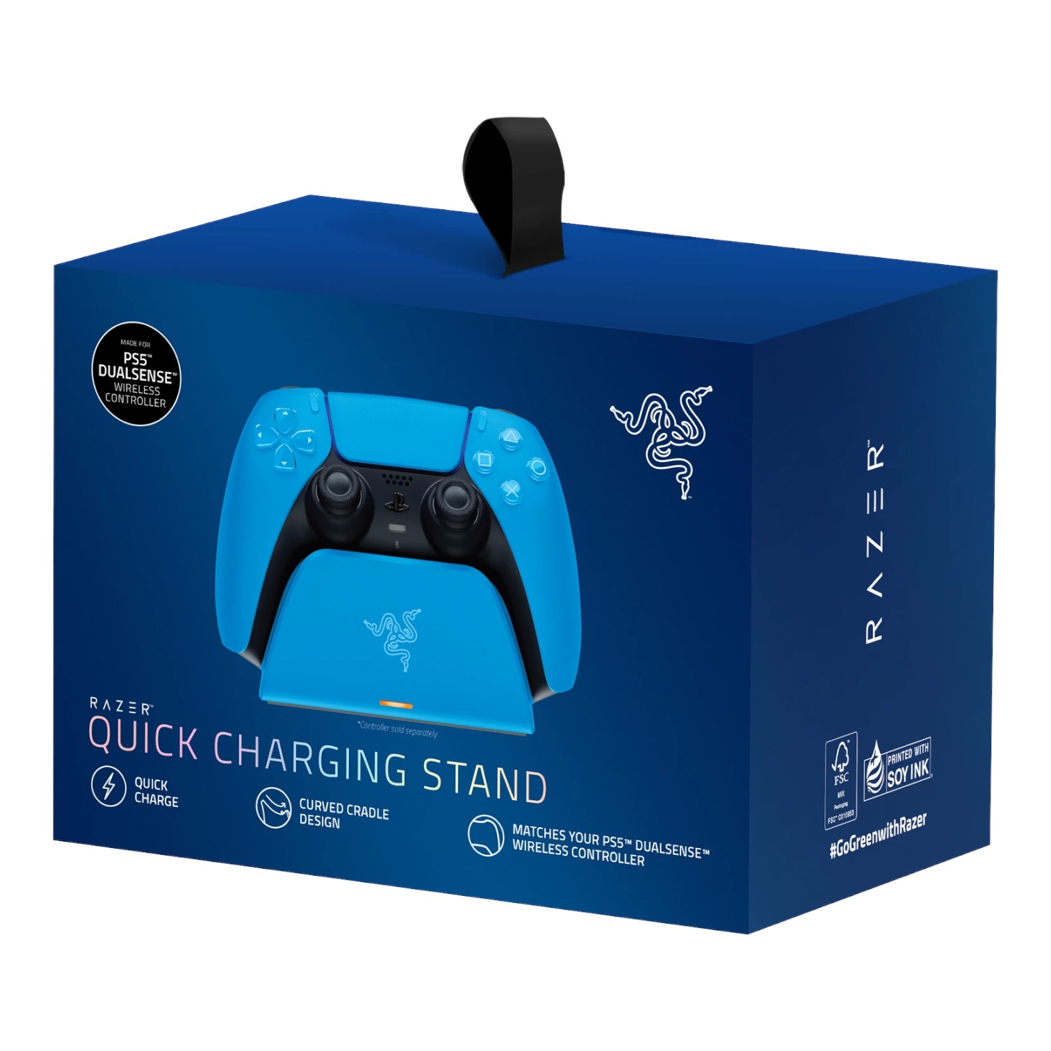 Accesorios Gamepads RAZER Cargador Para Controles Stand de Carga Rápida QUICK CHARGING STAND para PS5 Gamepad Controller ETCHILE RAZER Cargador Para Controles Stand de Carga Rápida QUICK CHARGING STAND para PS5 Gamepad Controller - Imagen 5