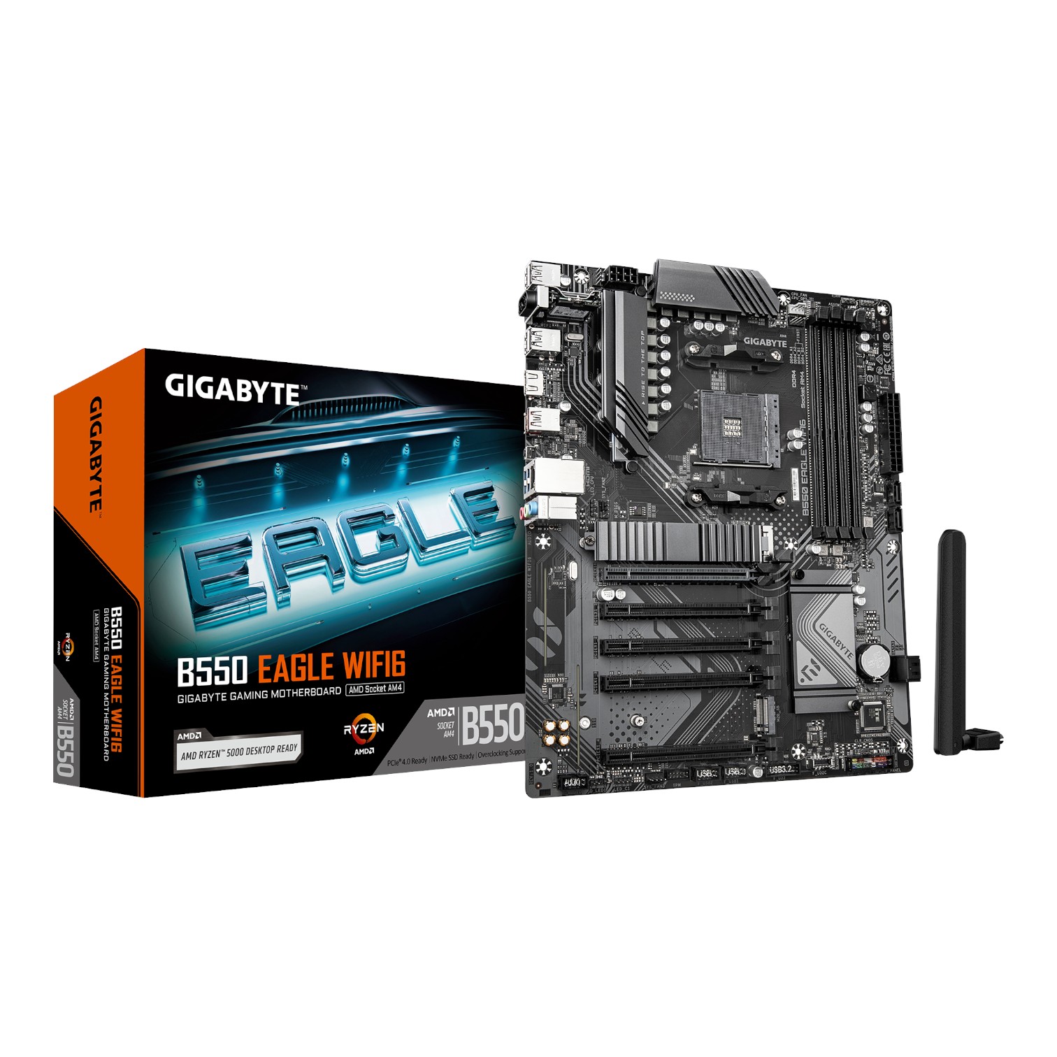 Gigabyte Placa Madre B550 EAGLE WIFI6 AMD Socket AM4 Ryzen Series 5000