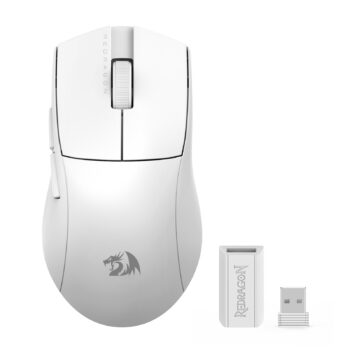Redragon Mouse Gamer K1NG PRO 26000 DPI M916W-PRO-1K Wireless/Bluetooth/USB 3 modos WHITE