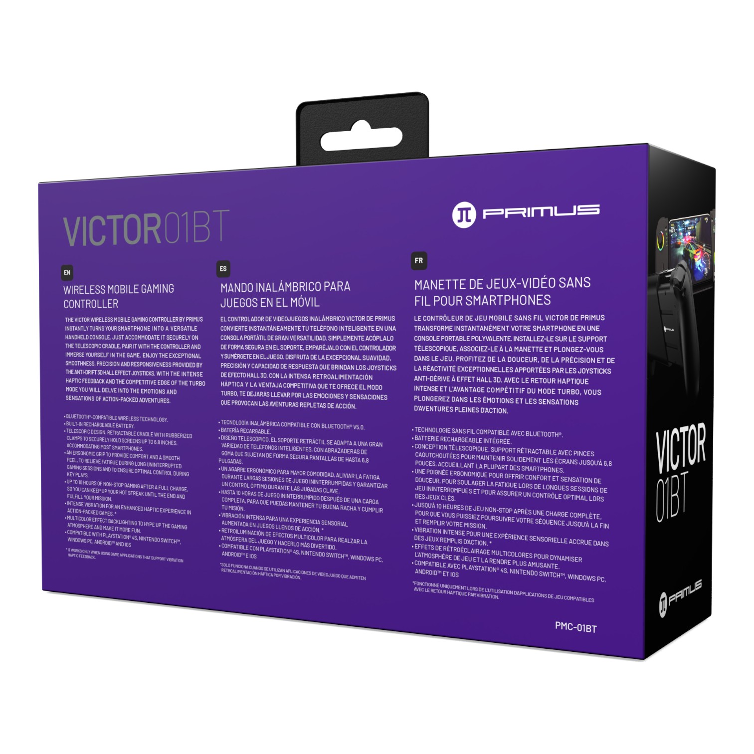 Controles y Game Pads PRIMUS Gaming Control Inalámbrico VICTOR01BT Nintendo Compatible PS4/Windows/Android/iOS ETCHILE PRIMUS Gaming Control Inalámbrico VICTOR01BT Nintendo Compatible PS4/Windows/Android/iOS - Imagen 11