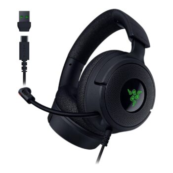 RAZER Audífonos Gamer KRAKEN V4 X Black USB C/USB A Wired Multiplataforma