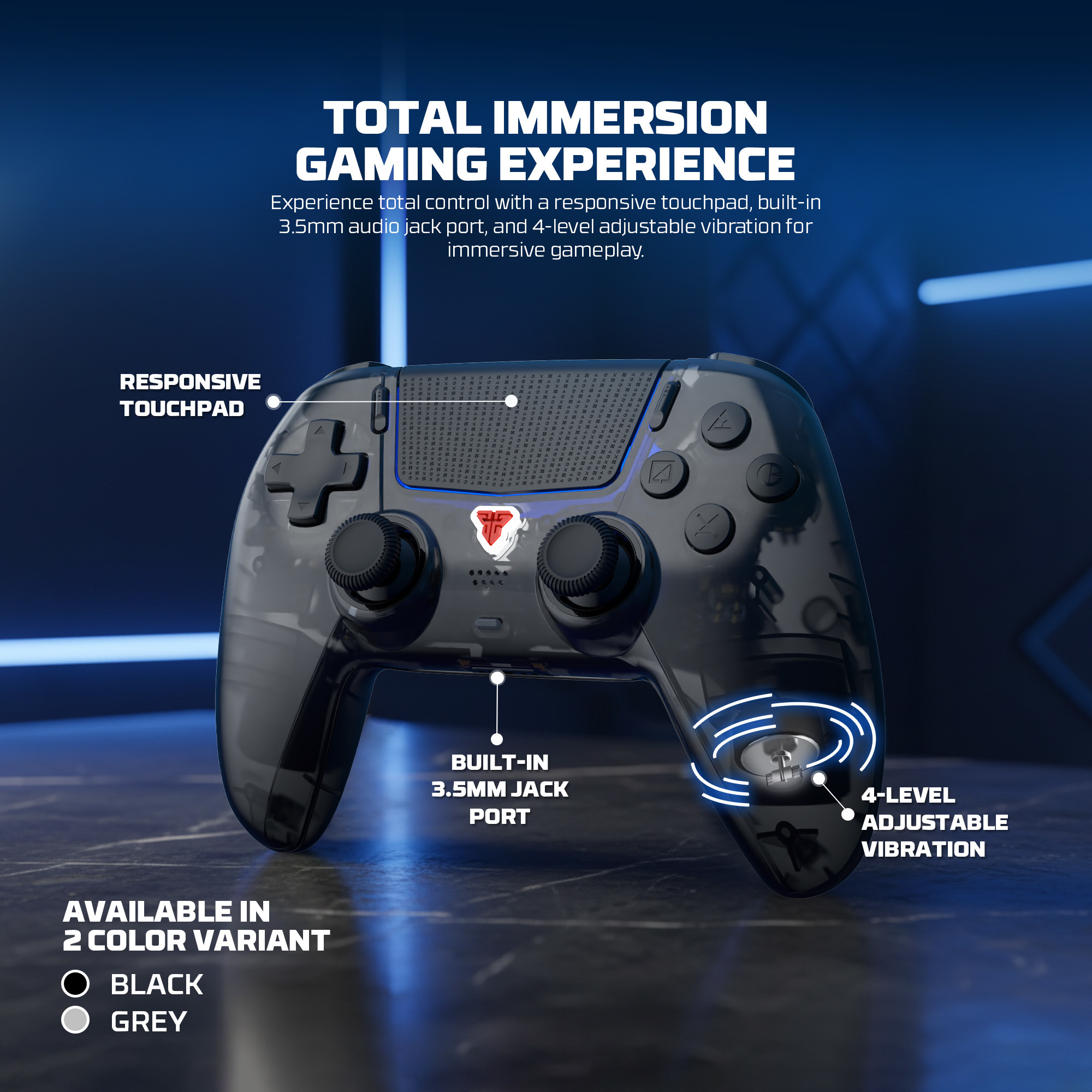 Controles y Game Pads Fantech Control Inalámbrico GAMEPAD WGP16D NOVA II Black PS5 Nativo ETCHILE Fantech Control Inalámbrico GAMEPAD WGP16D NOVA II Black PS5 Nativo - Imagen 20