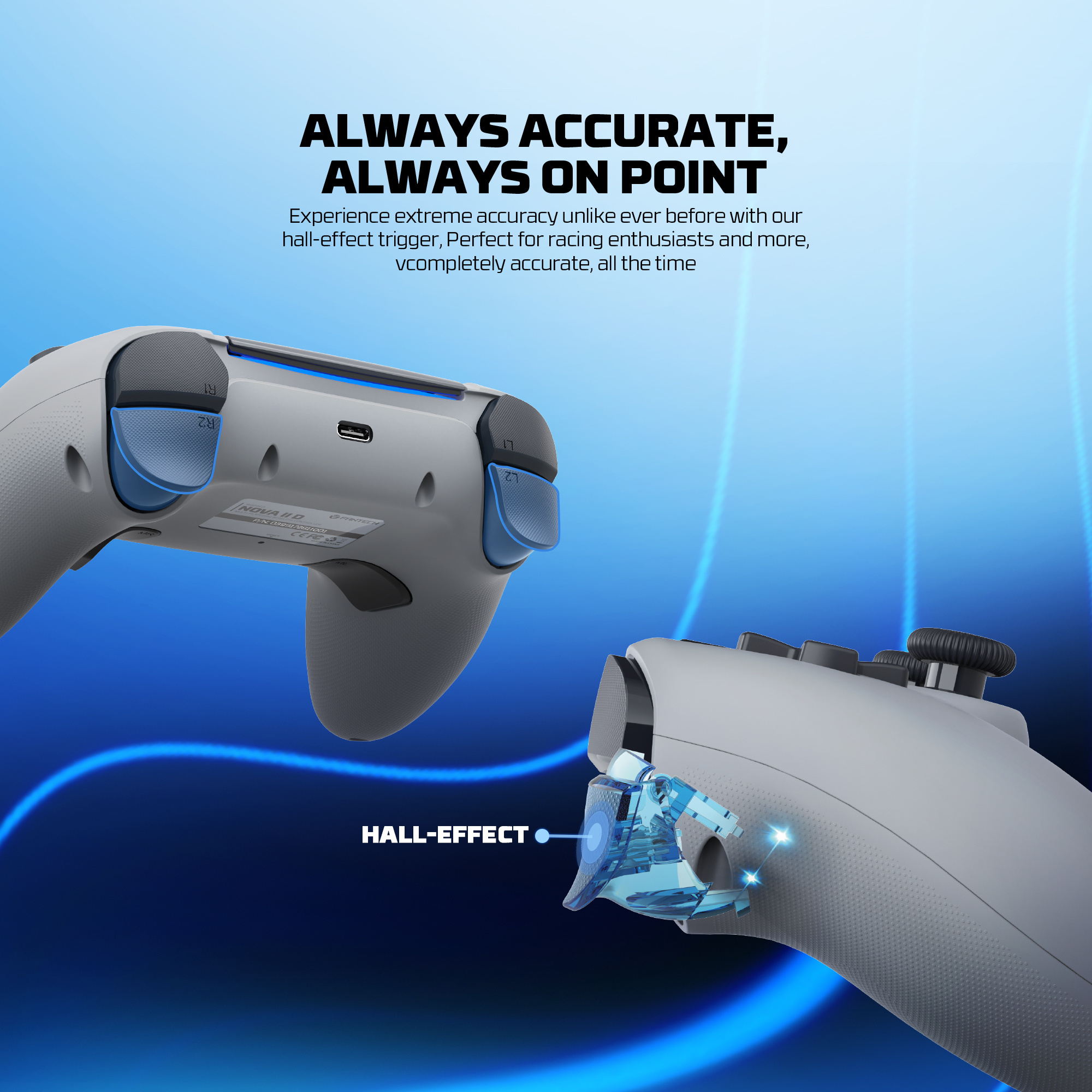 Controles y Game Pads Fantech Control Inalámbrico GAMEPAD WGP16D NOVA II Gray PS5 Nativo ETCHILE Fantech Control Inalámbrico GAMEPAD WGP16D NOVA II Gray PS5 Nativo - Imagen 13