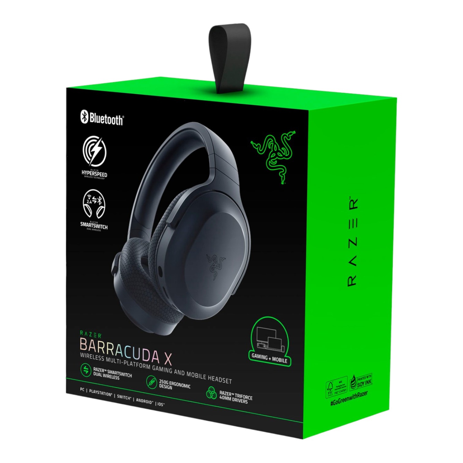 Audífonos RAZER Audífonos Inalámbricos BARRACUDA X Multiplataforma BT/Wireless/3.5mm ETCHILE RAZER Audífonos Inalámbricos BARRACUDA X Multiplataforma BT/Wireless/3.5mm - Imagen 7