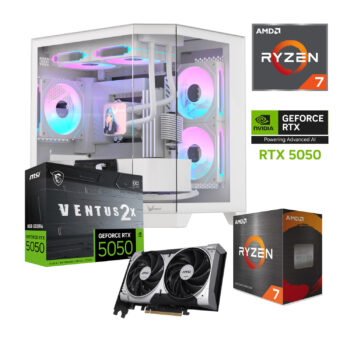 PC GAMER AMD RYZEN 7 5700G GPU RTX 5050 16GB RAM DDR4 500GB SSD M2 650W W11 PRO