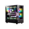 Formula Gabinete CRYSTAL Z8 Cosmic BLACK 6 Fans