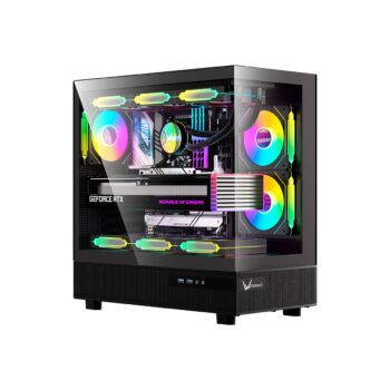 Formula Gabinete CRYSTAL Z8 Cosmic BLACK 6 Fans