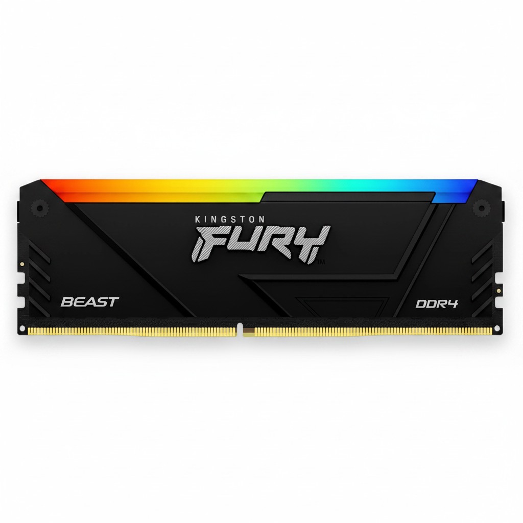 Kingston FURY Beast Memoria RAM DDR4 8GB 3200MT/s DIMM NON-ECC CL16-18-18 1.35V AMD/INTEL XMP