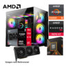 PC GAMER AMD RYZEN 5 9600X GPU RADEON RX 9070 XT 32GB RAM DDR5 1TB SSD M2 650W W11 PRO