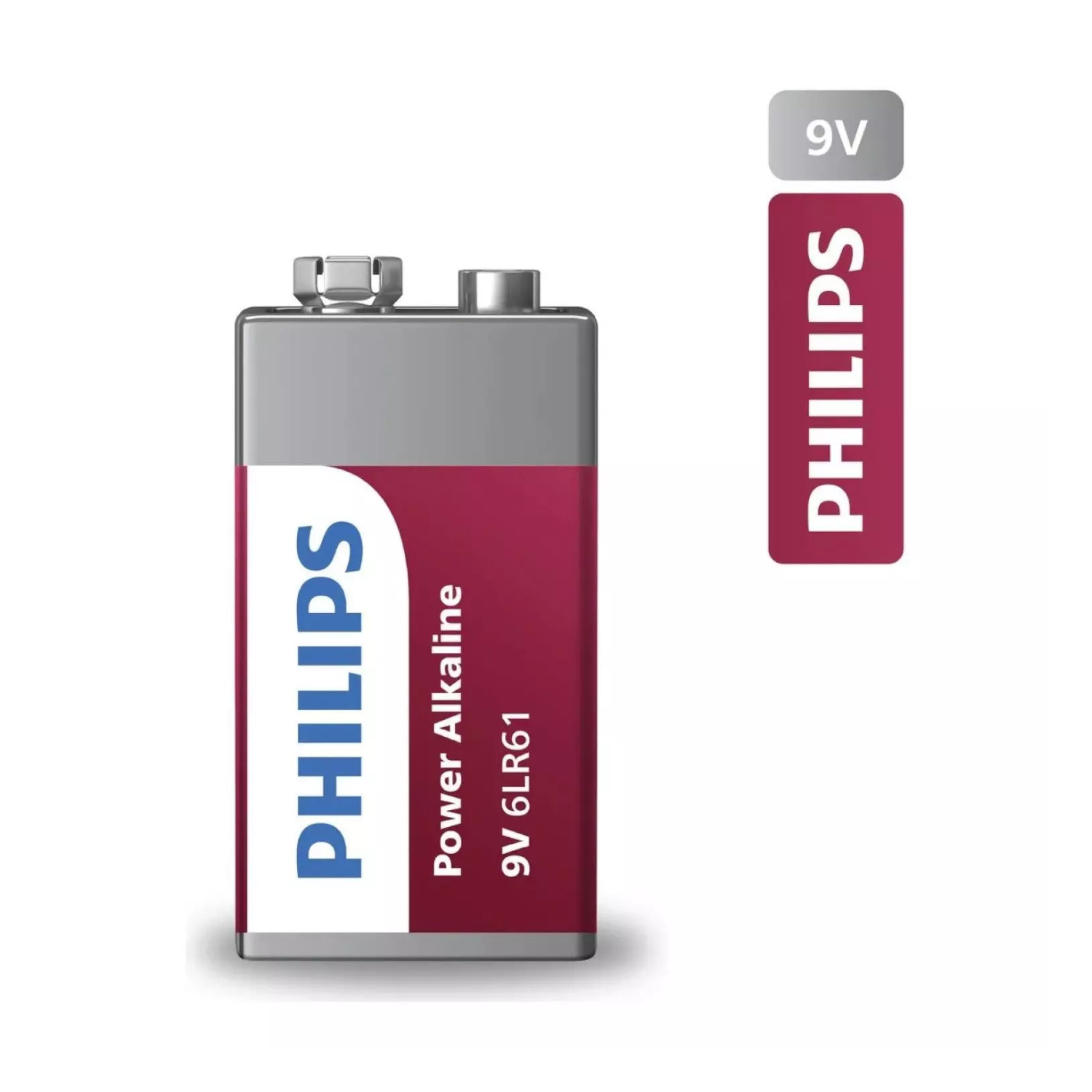 Philips Batería Alcalina 9V Pila/Batería Power Battery