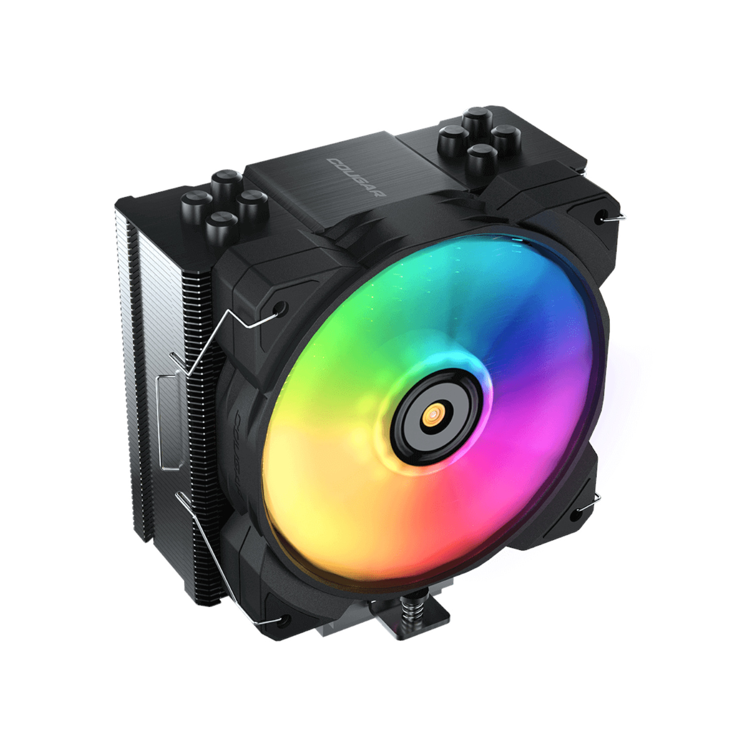 Cougar Single Tower Air Cooler Refrigeración FORZA 50 ARGB BLACK Intel/AMD