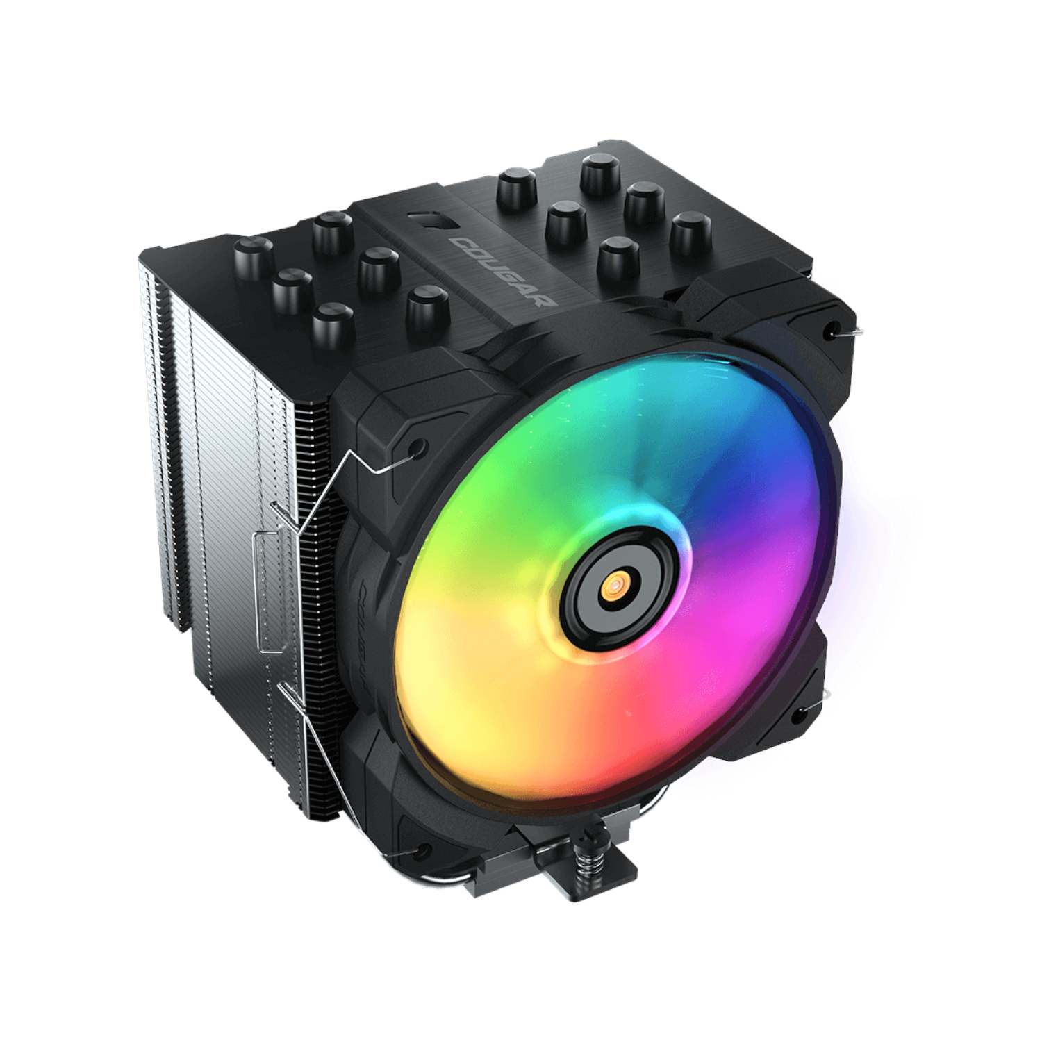 Cougar Single Tower Air Cooler Refrigeración Premium FORZA 85 ARGB BLACK Intel/AMD