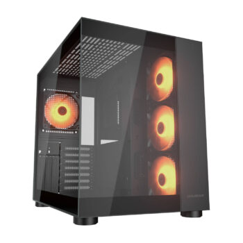 Cougar Gabinete FV150 RGB Black Panorámico Mid Tower Dual Chamber