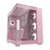 Cougar Gabinete FV150 RGB Pink Panorámico Mid Tower Dual Chamber