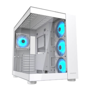 Cougar Gabinete FV150 RGB White Panorámico Mid Tower Dual Chamber