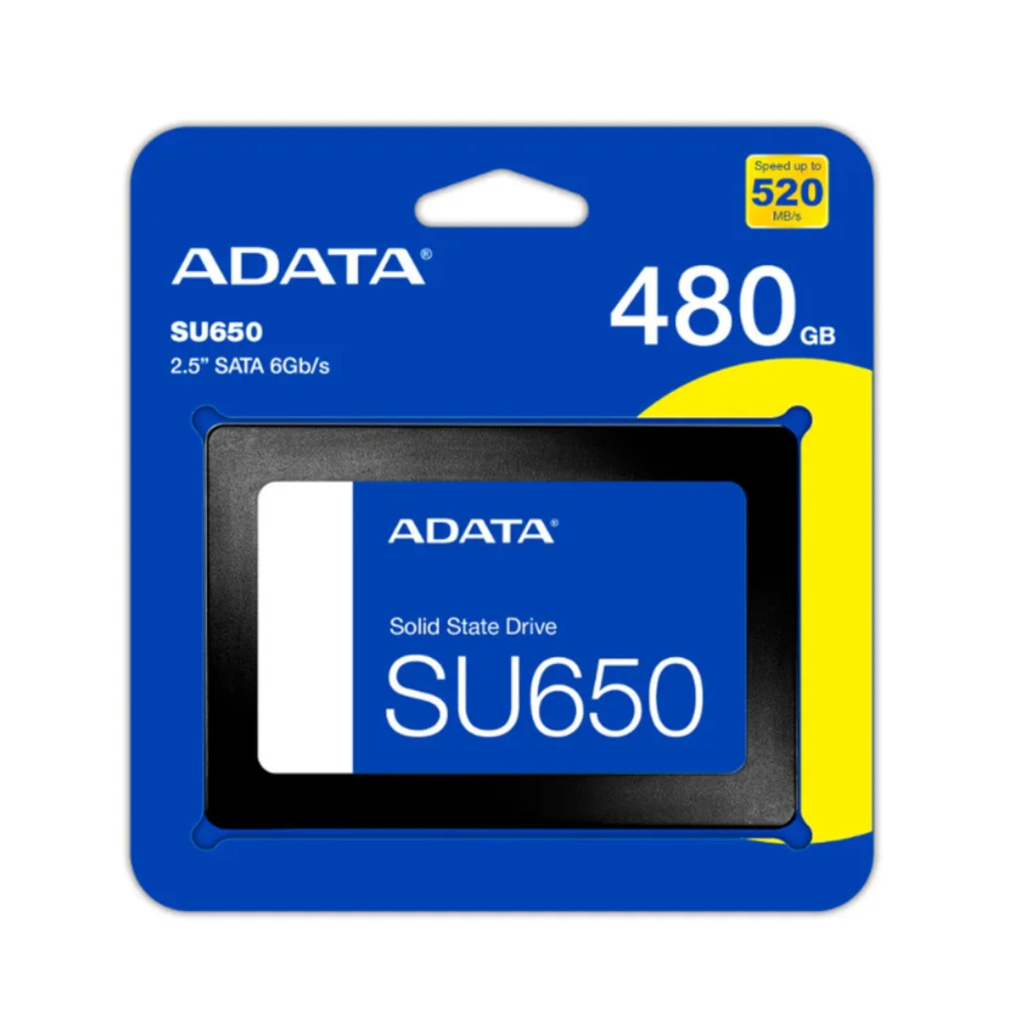 Almacenamiento ADATA Unidad de Estado Sólido SSD 480GB SATA III 2.5 6Gb/s SU650 520MB/s ETCHILE ADATA Unidad de Estado Sólido SSD 480GB SATA III 2.5 6Gb/s SU650 520MB/s - Imagen 2