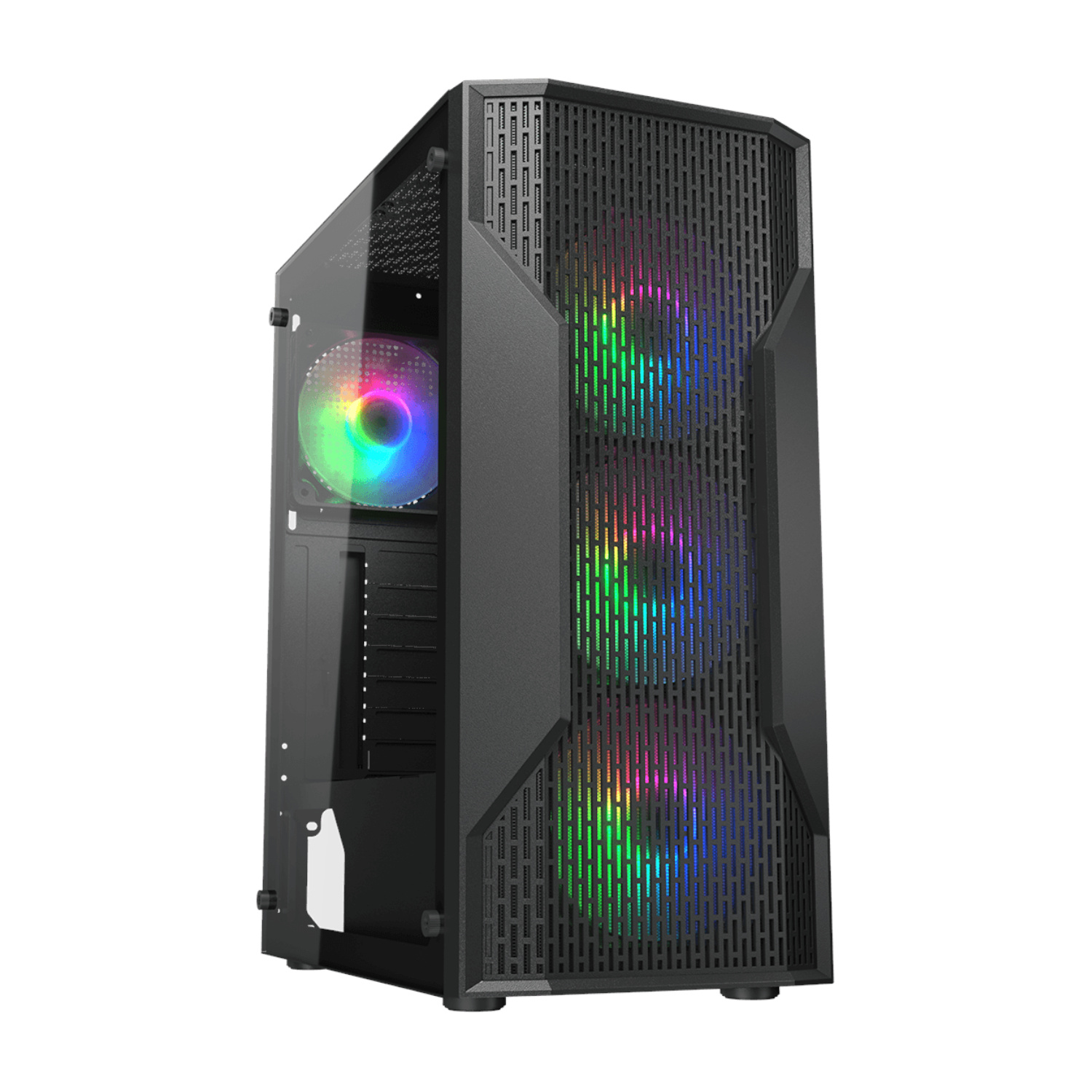 Cougar Gabinete MX110 RGB MID TOWER Black
