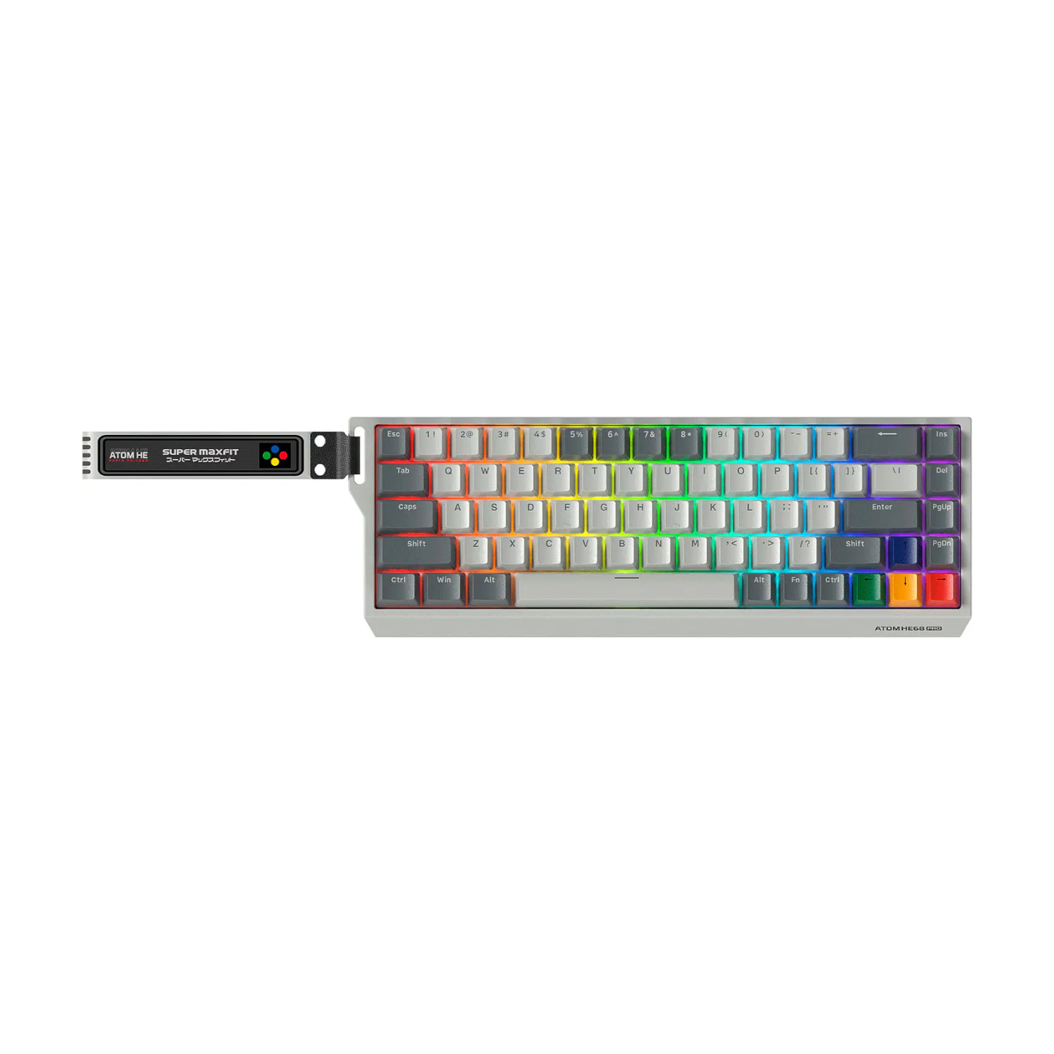 Fantech Teclado Magético Inalámbrico MK922 ATOM HE68 PRO SuperMaxfit SW Emerald SNES ED BT/Wireless
