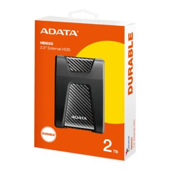 ADATA Disco Duro Externo 2TB HD650 2.5 DURABLE USB 3.2