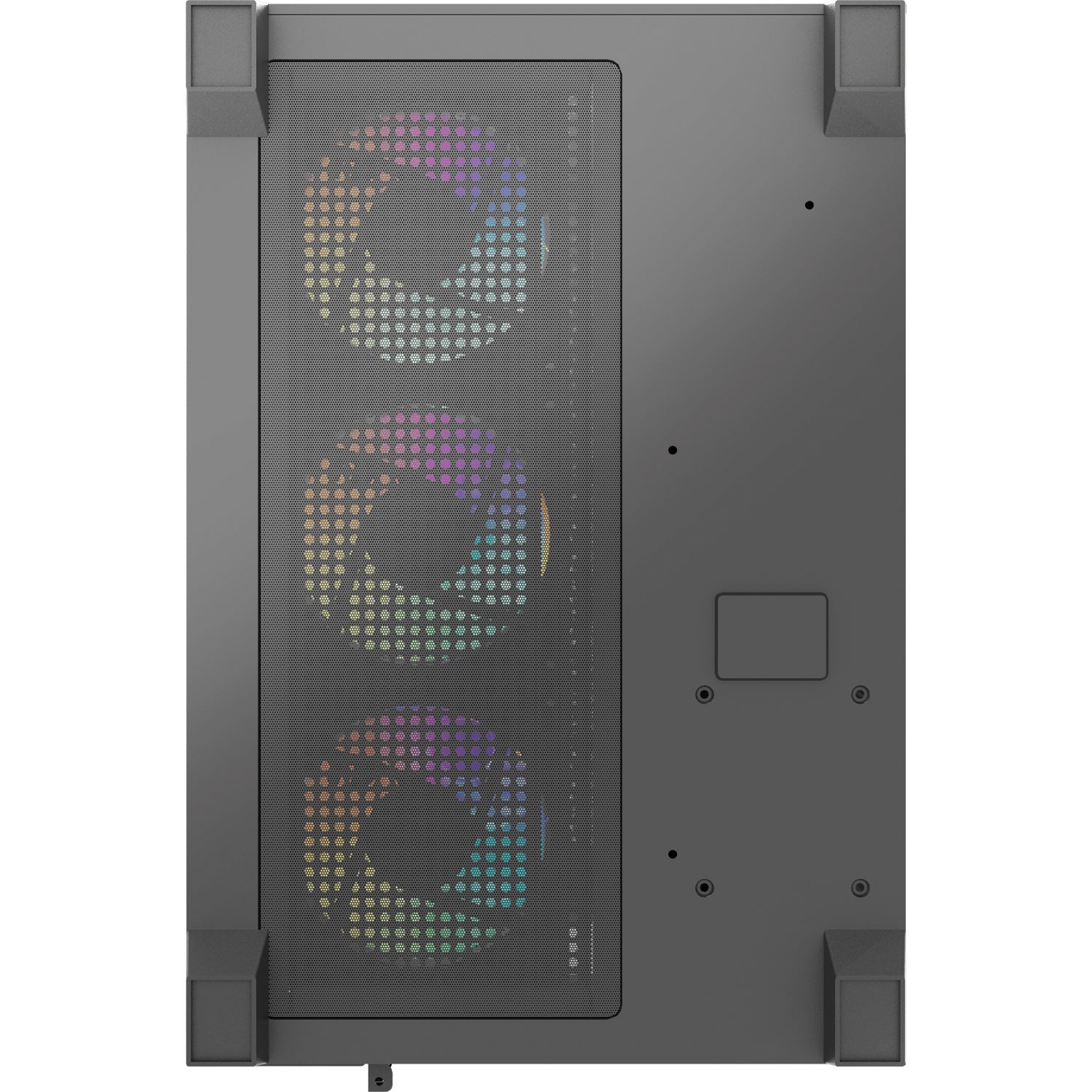 Black Build Fantech Gabinete Lumina X CG85X BLACK 6 Fans Panoramic View ETCHILE Fantech Gabinete Lumina X CG85X BLACK 6 Fans Panoramic View - Imagen 10