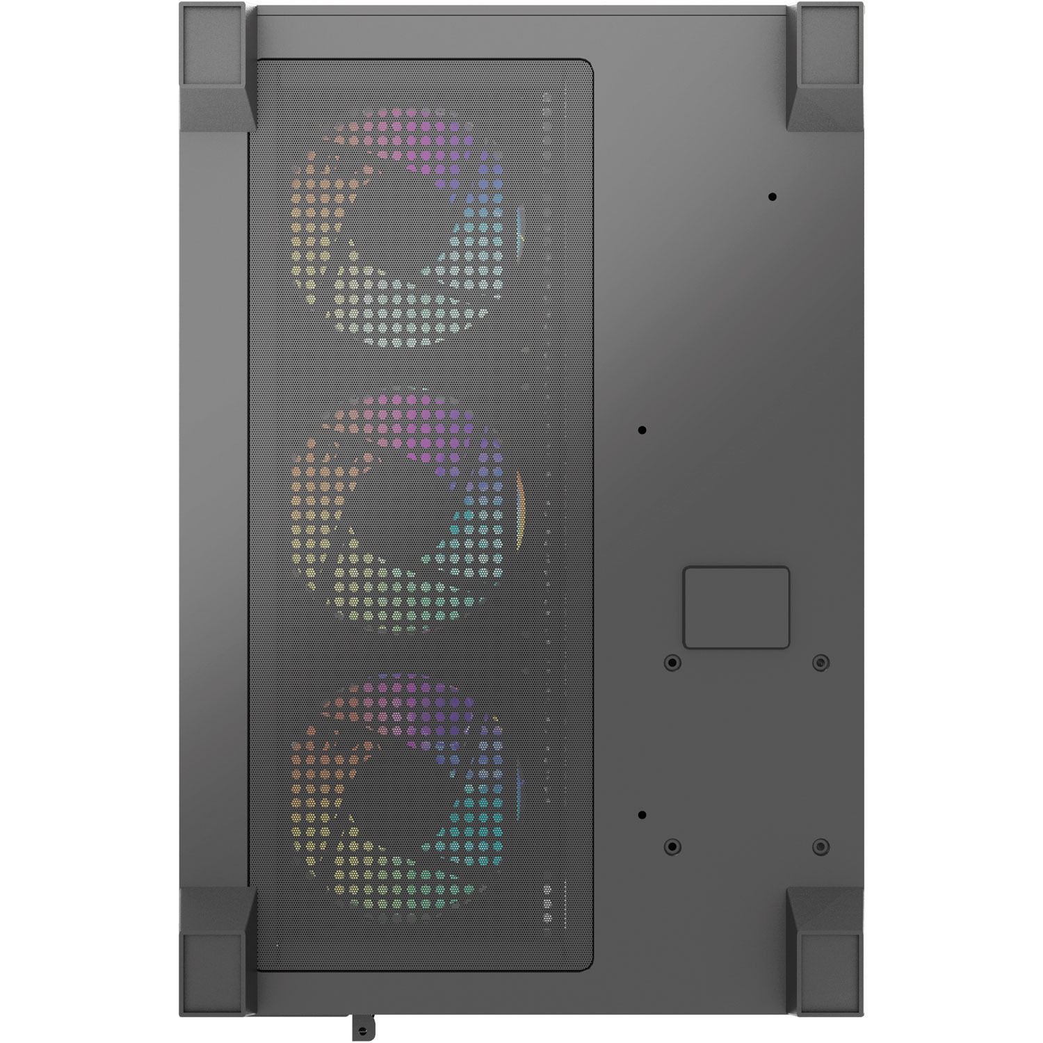 Black Build Fantech Gabinete Lumina X CG85X BLACK 6 Fans Panoramic View ETCHILE Fantech Gabinete Lumina X CG85X BLACK 6 Fans Panoramic View - Imagen 9