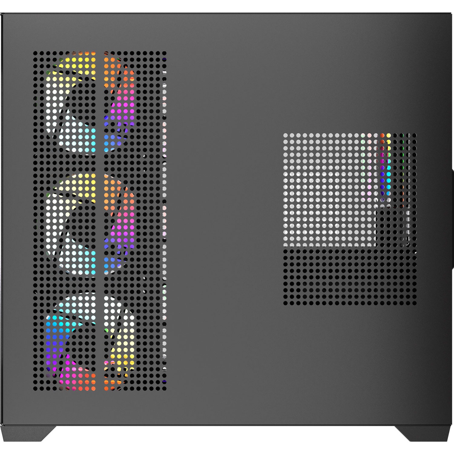 Black Build Fantech Gabinete Lumina X CG85X BLACK 6 Fans Panoramic View ETCHILE Fantech Gabinete Lumina X CG85X BLACK 6 Fans Panoramic View - Imagen 7