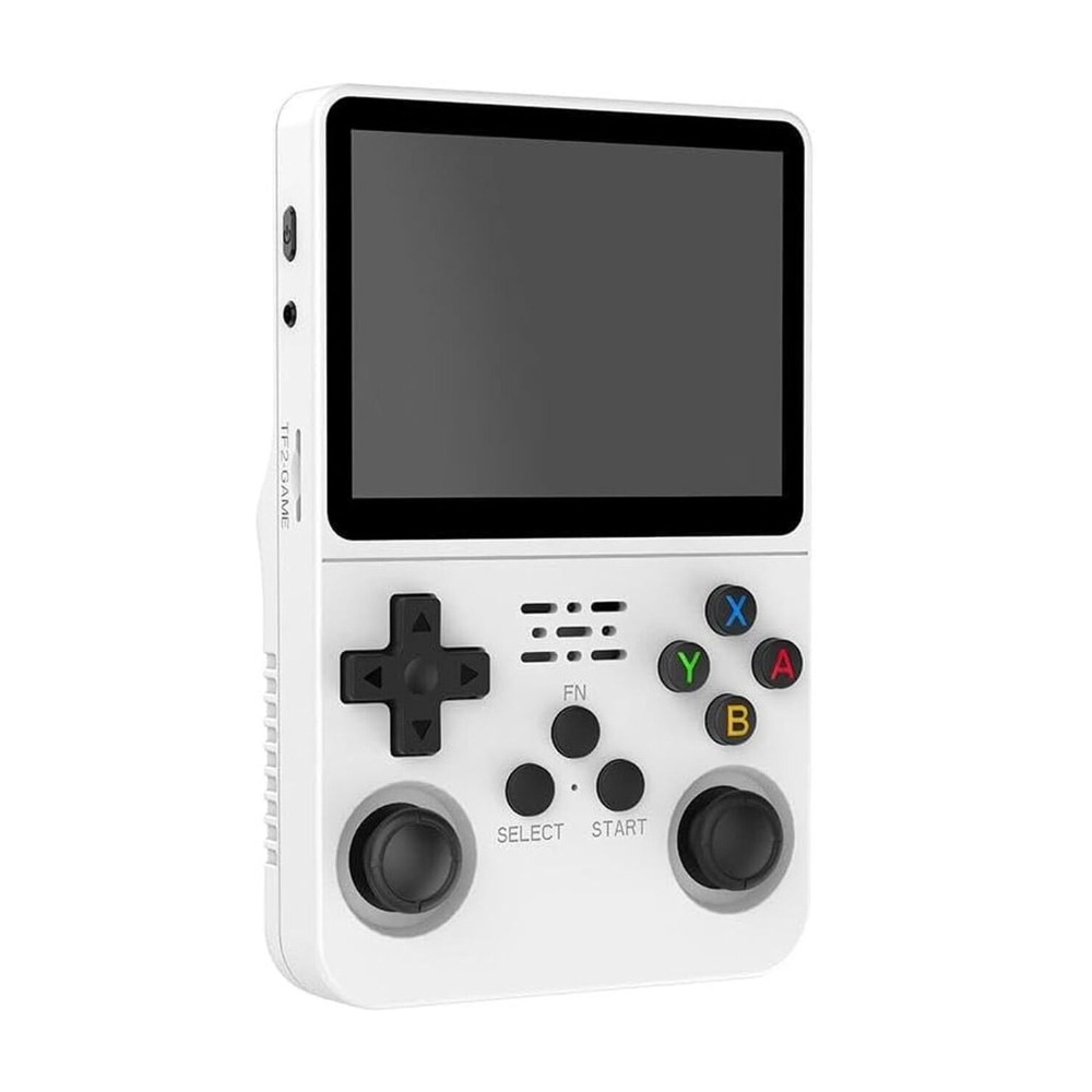 Game Console Consola Portátil Multiplataforma R36S 64GB 64bits NEO-GEO/NINTENDO/PSP/PSX/ARCADE WHITE